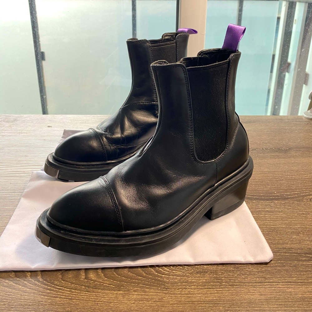 Eytys Nikita Leather Boot in Black